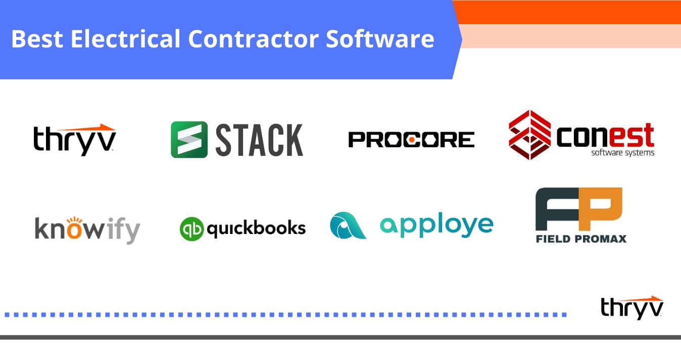 best electrical contractor software list of logos